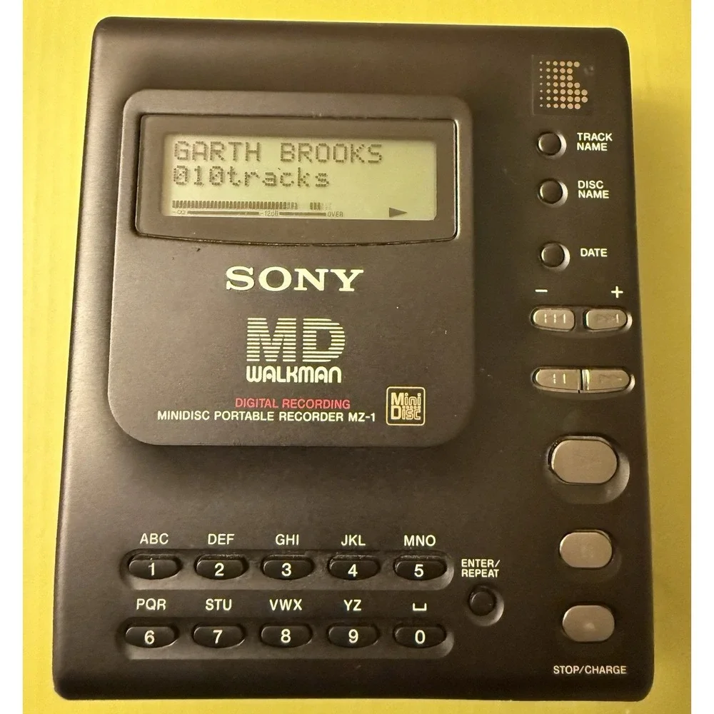 SONY MZ-1 MD Minidisc Walkman Portable Recorder Bundle W/ Accessories Tested‎